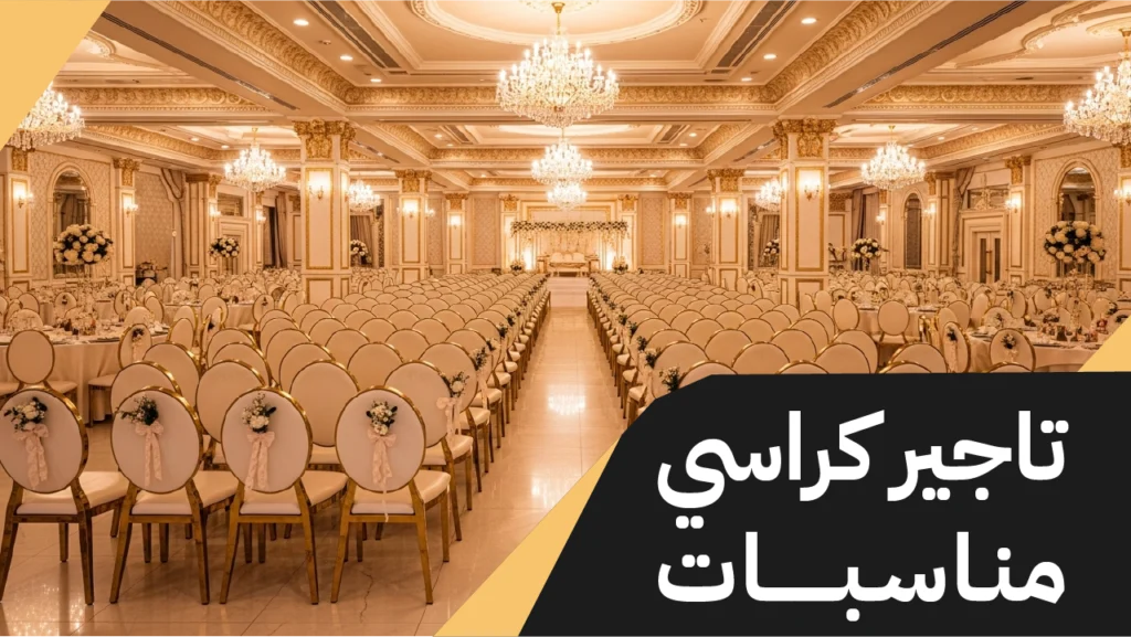 تاجير كراسي مناسبات